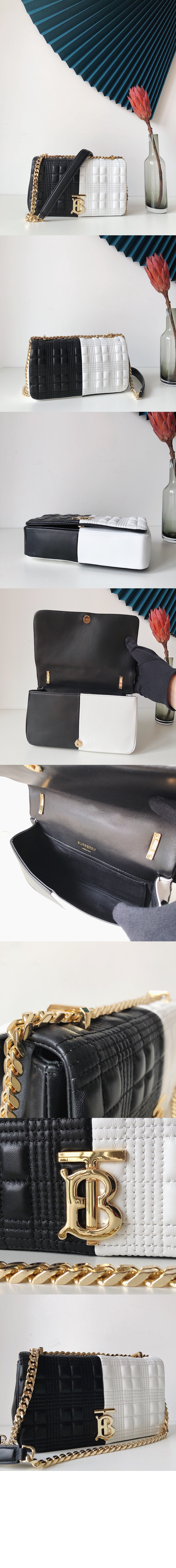 스몰 퀼트 체크 투톤 램스킨 롤라 백 > Lola Bag - 롤라 백