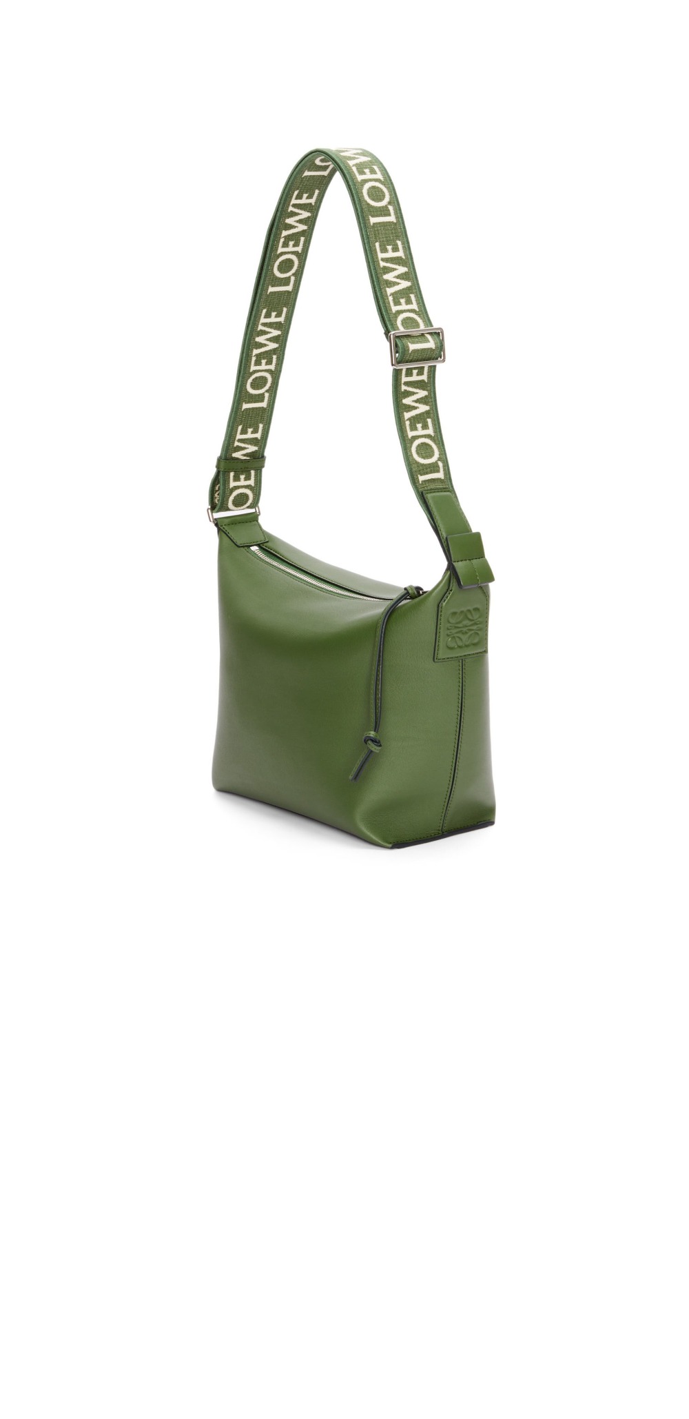 스몰 큐비 크로스 백 - 유연한 스무스 카프스킨 & 자카드 > Cubi - 큐비