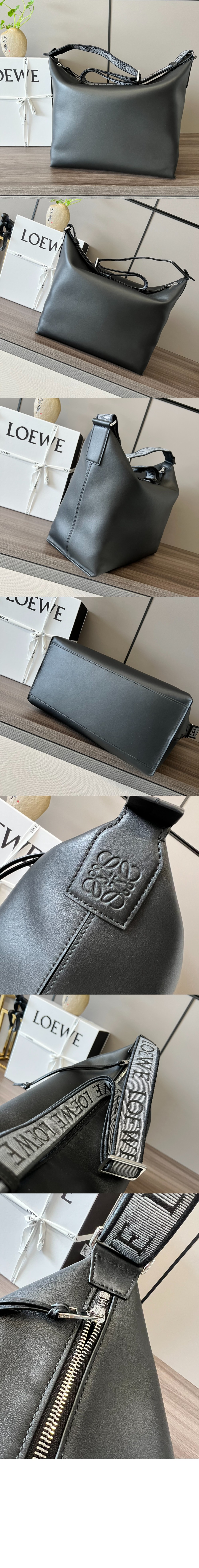 큐비 크로스 백 - 유연한 스무스 카프스킨 & 자카드 > Cubi - 큐비