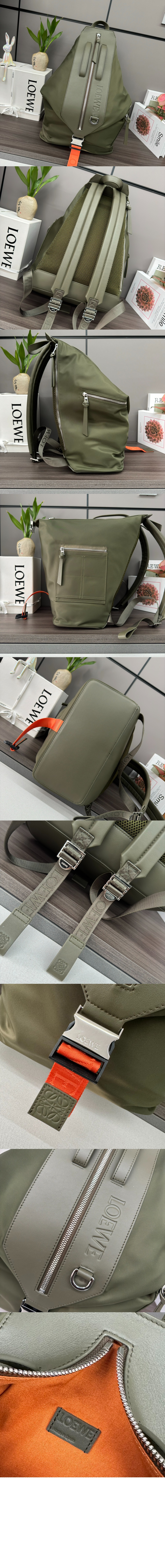 스몰 컨버터블 백팩 - 나일론 & 카프스킨 > Convertible - 컨버터블