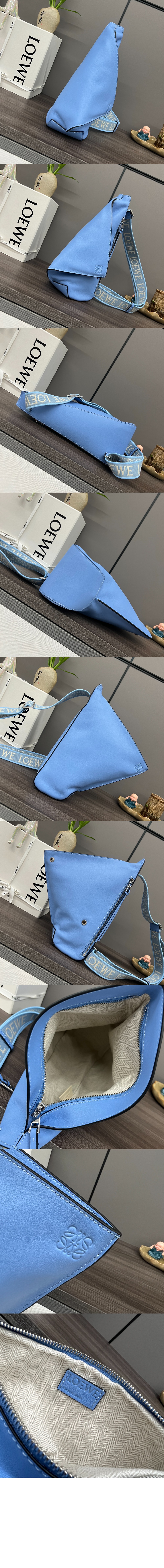 안톤 슬링 백 - 유연한 스무스 카프스킨 & 자카드 > Anton - 안톤