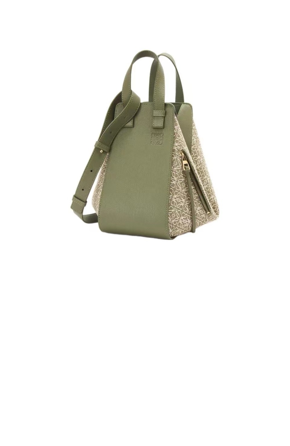 새틴 카프스킨 소재의 해먹 컴팩트 백 > Hammock - 해먹