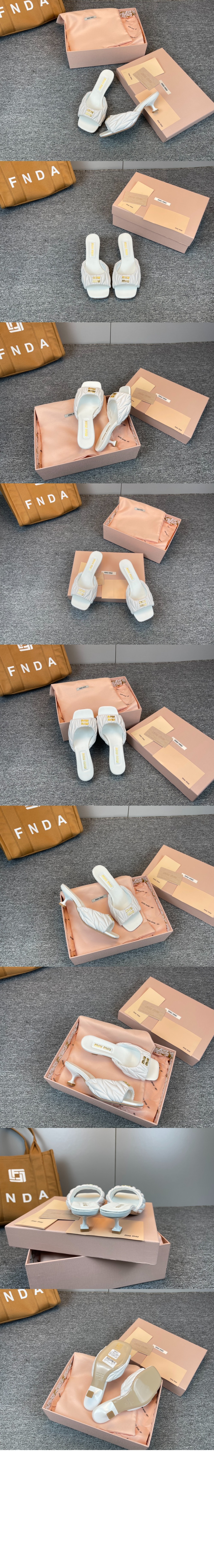 마테라쎄 나파 가죽 슬라이드 5XX59 > Pumps - 펌프스