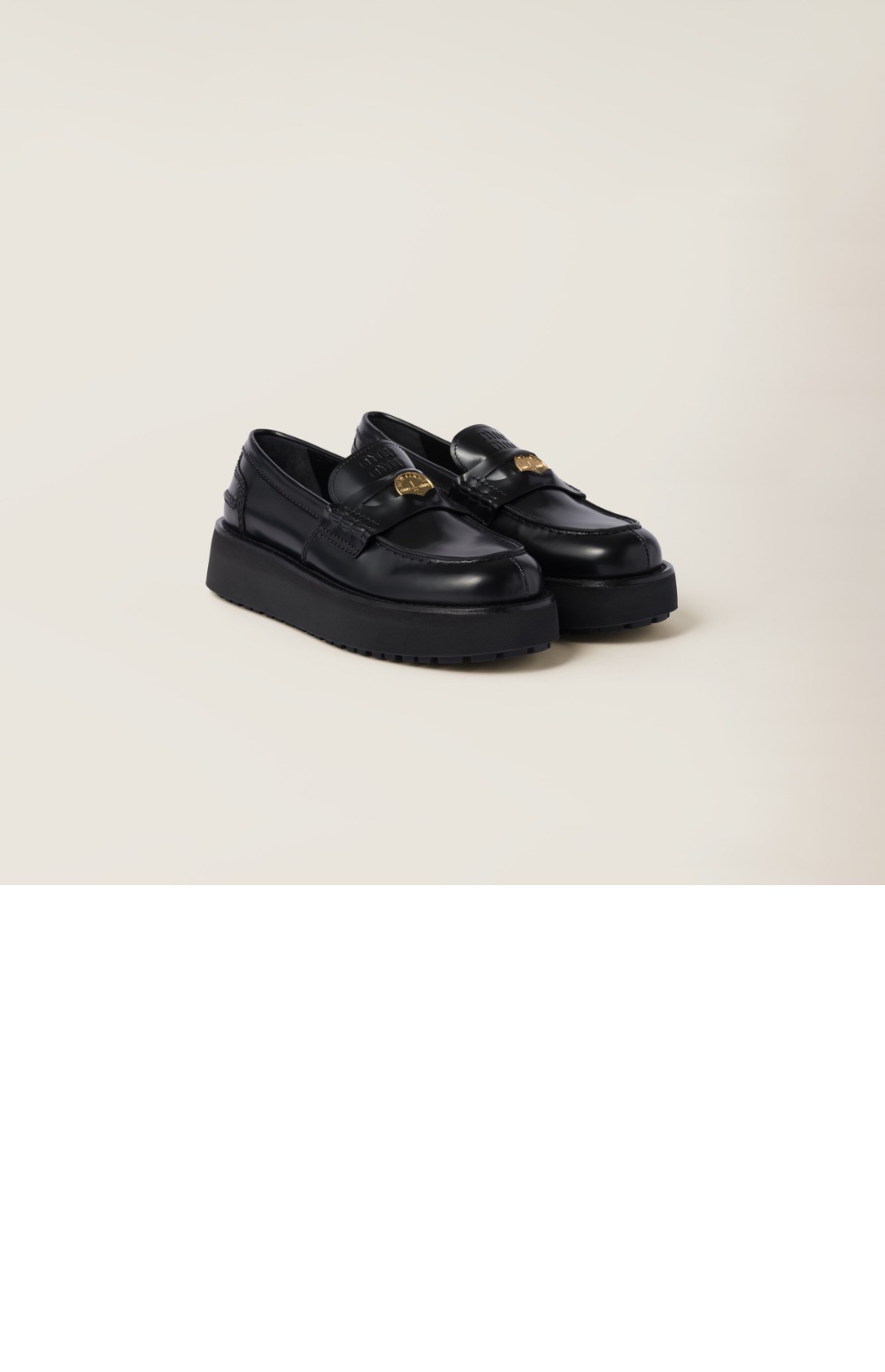 브러쉬드 가죽 로퍼 5D175E > Loafers and lace-ups - 로퍼 및 레이스업