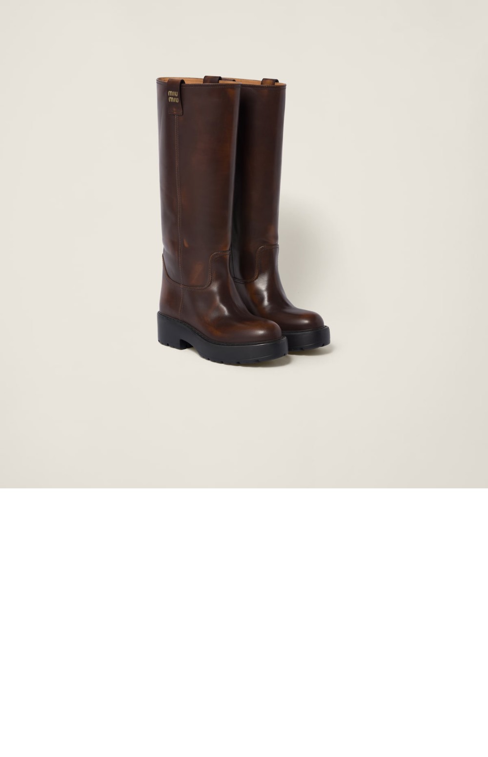 퓌메 가죽 부츠 5W971D > Boots - 부츠