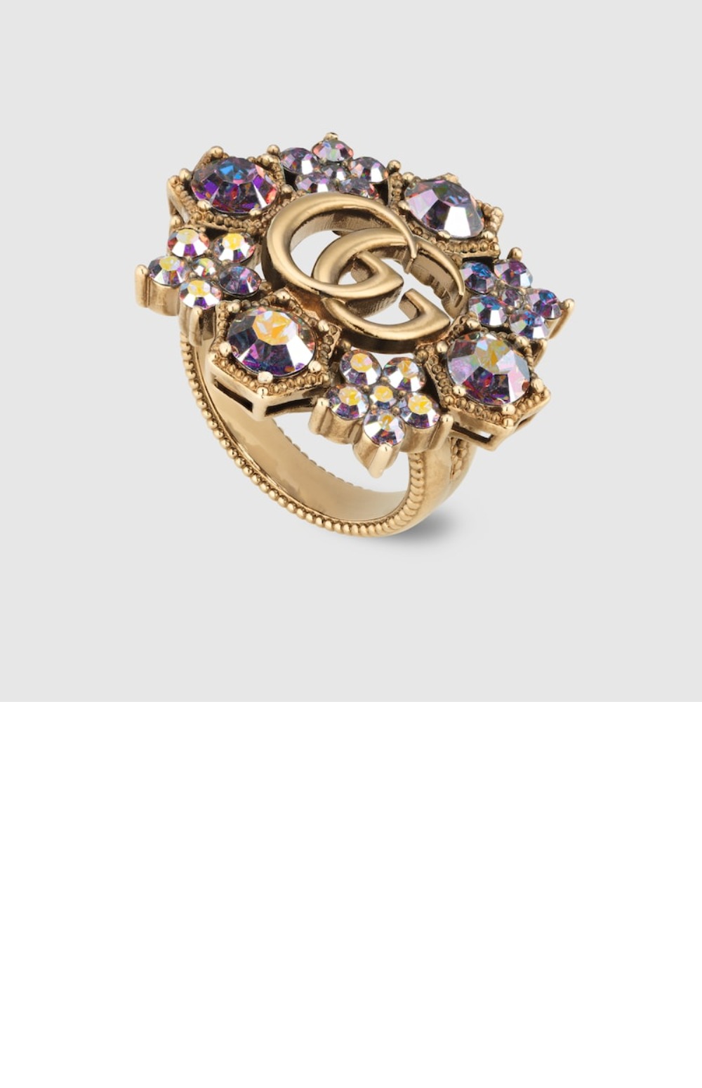 더블 G 크리스털 플라워 반지 753792 > Etc - 기타제품