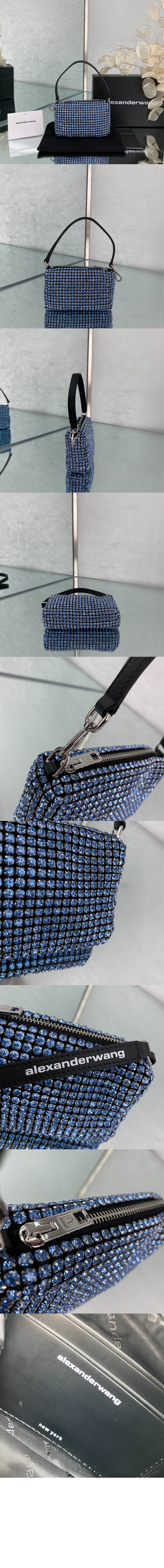 에어리스 라인스톤 메시 파우치 20122P > Rockie - 로키