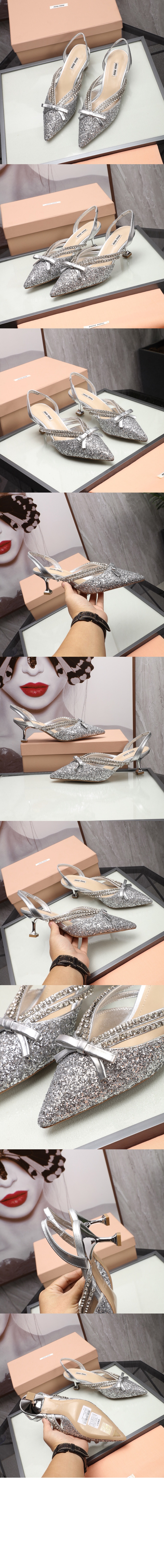 가죽 슬링백 5I402D > Pumps - 펌프스