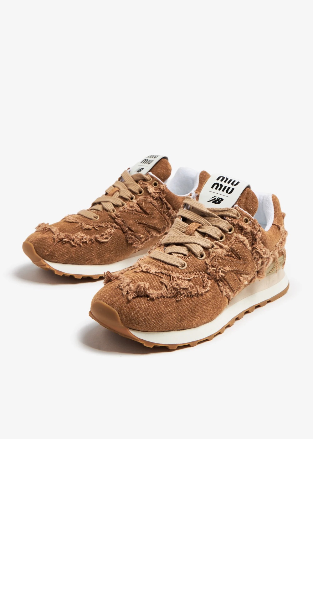 뉴발란스 574 X 미우미우 마블 데님 스니커즈 5E765D > Sneakers - 스니커즈