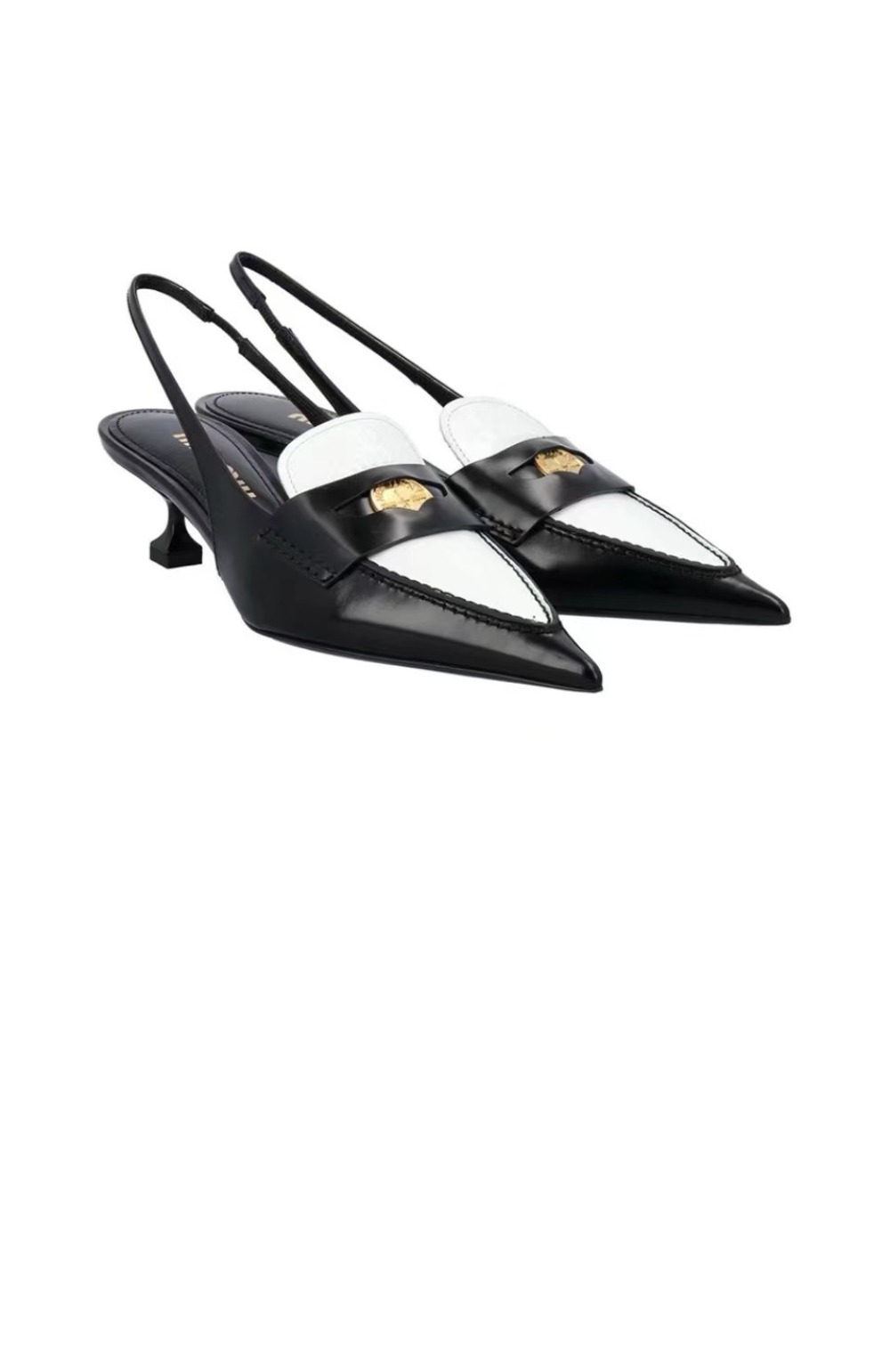 투톤 가죽 펌프스 5D774D > Pumps - 펌프스