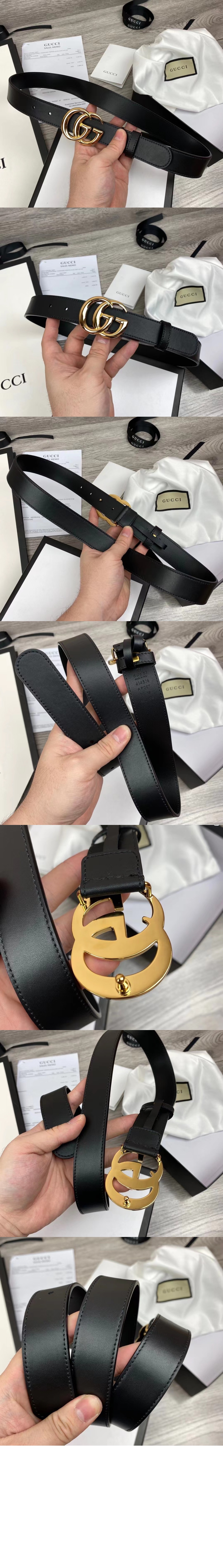 GG 마몽 씬 벨트 625839 30mm > 구찌