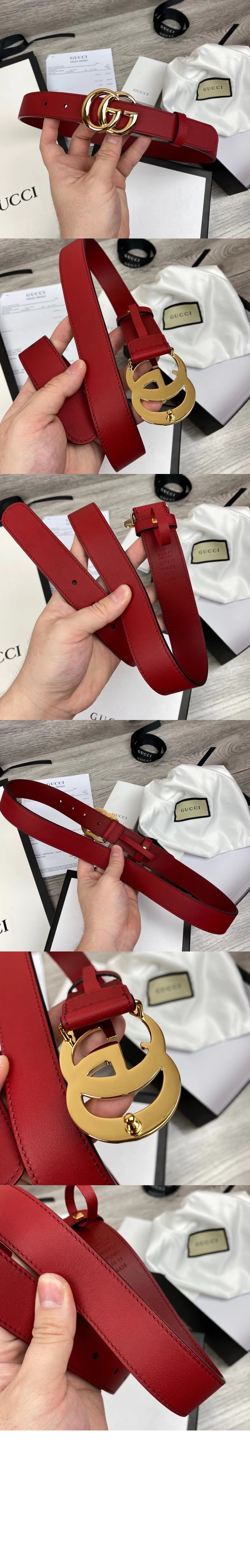 GG 마몽 씬 벨트 625839 30mm > 구찌