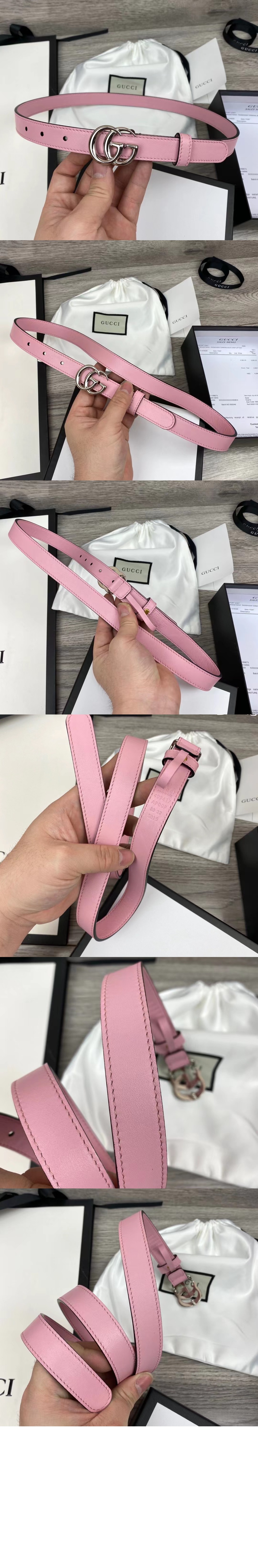 GG 마몽 씬 벨트 409417 > 구찌