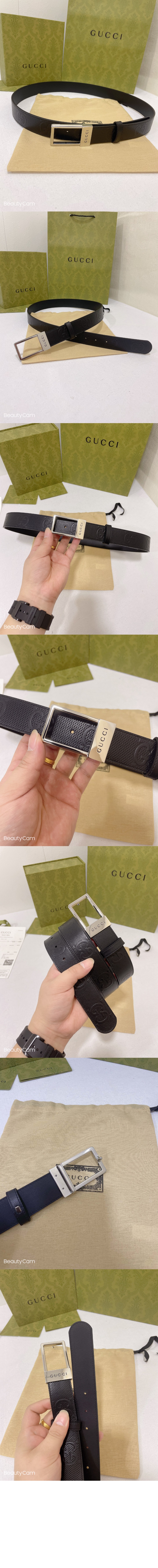 버클 GG 벨트 722370 > 구찌