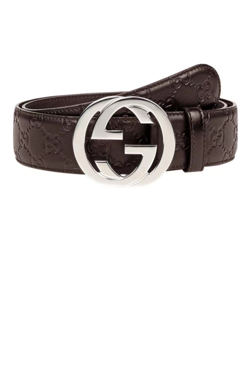 인터로킹 G 버클 시그니처 벨트 411924 > 구찌