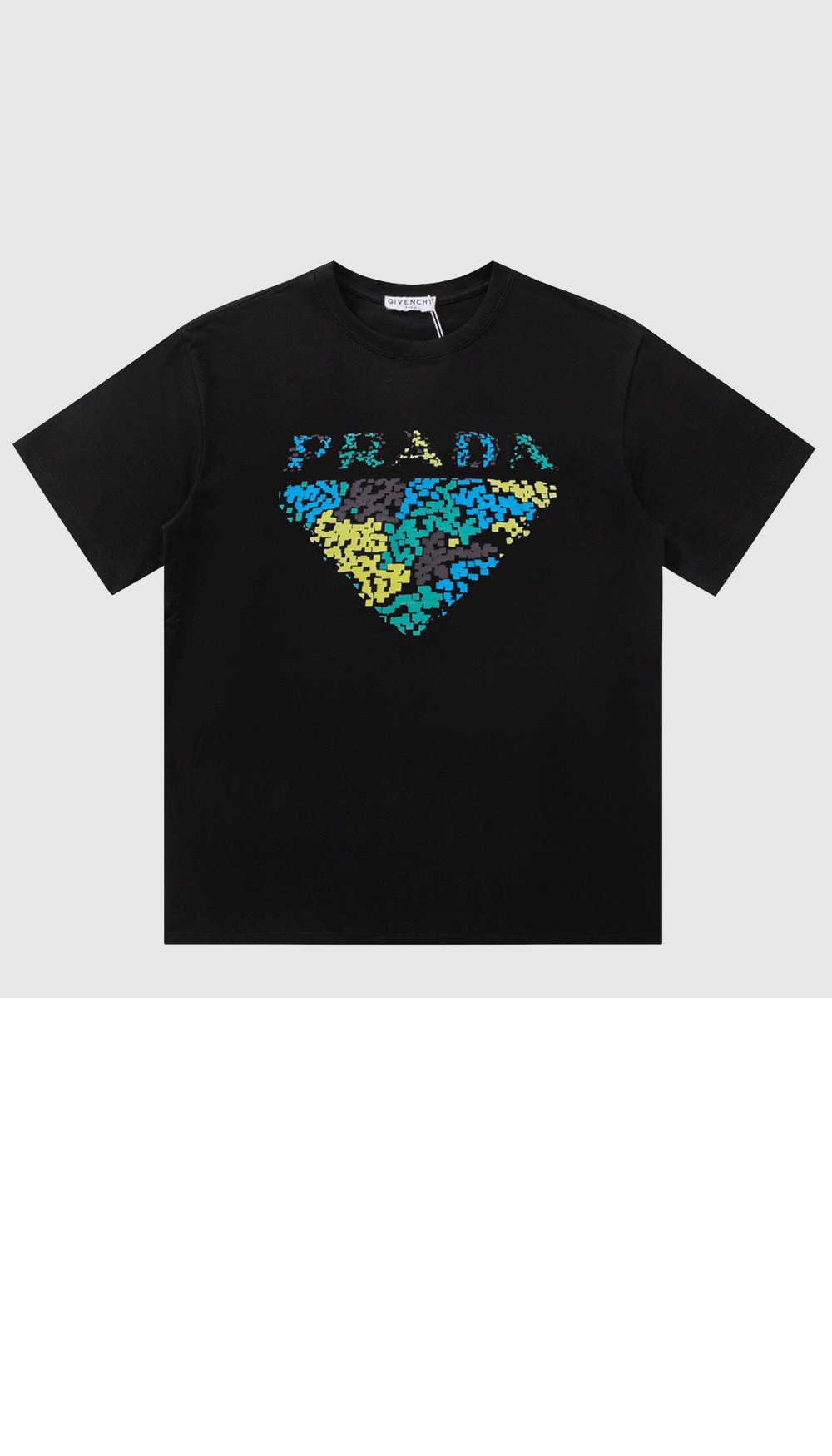 플라워 코튼 톱 > 프라다