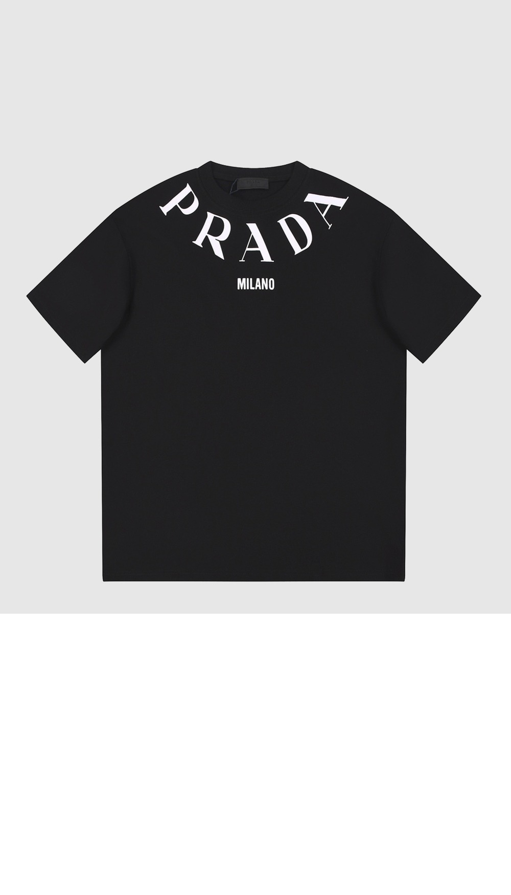 로고 프린트 반팔 > 프라다