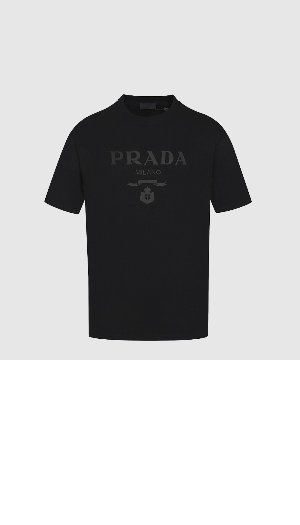 로고 프린트 반팔 > 프라다