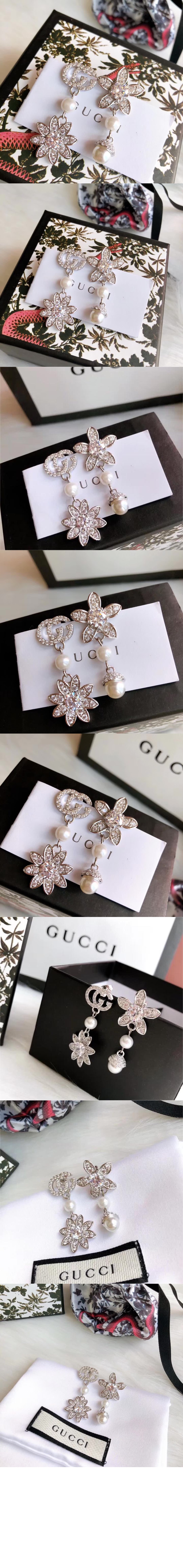 크리스탈 더블 G 귀걸이 581824 > Etc - 기타제품