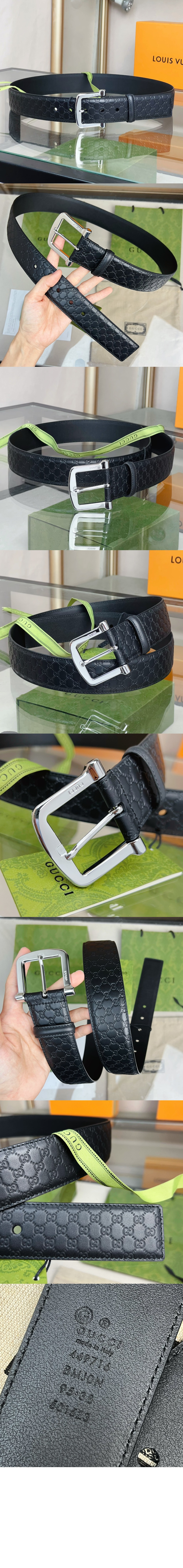 엠보싱 벨트 449716 > 구찌