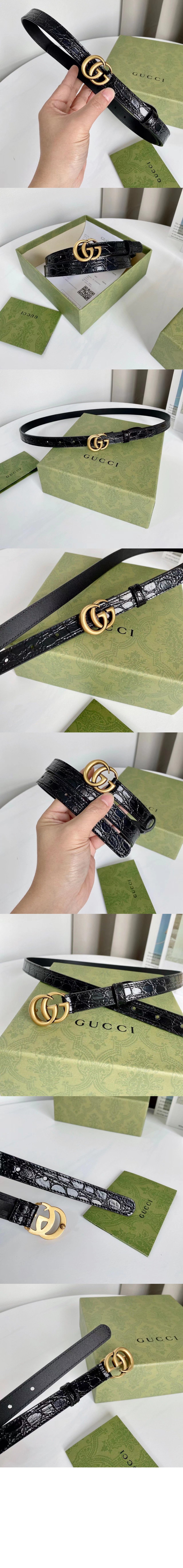 GG 마몽 벨트 409417 > 구찌