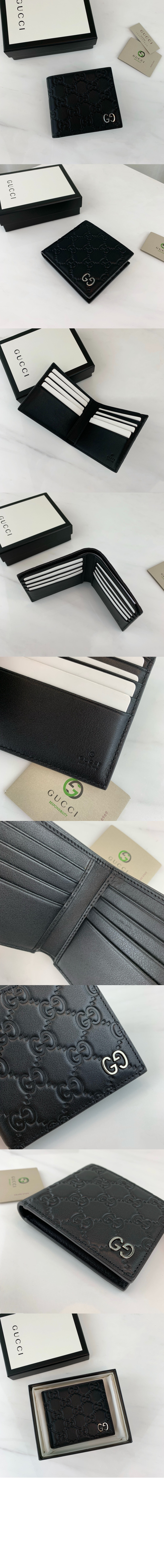 시마 시그니처 반지갑 ‎473916 > GG Emblem - GG 엠블럼