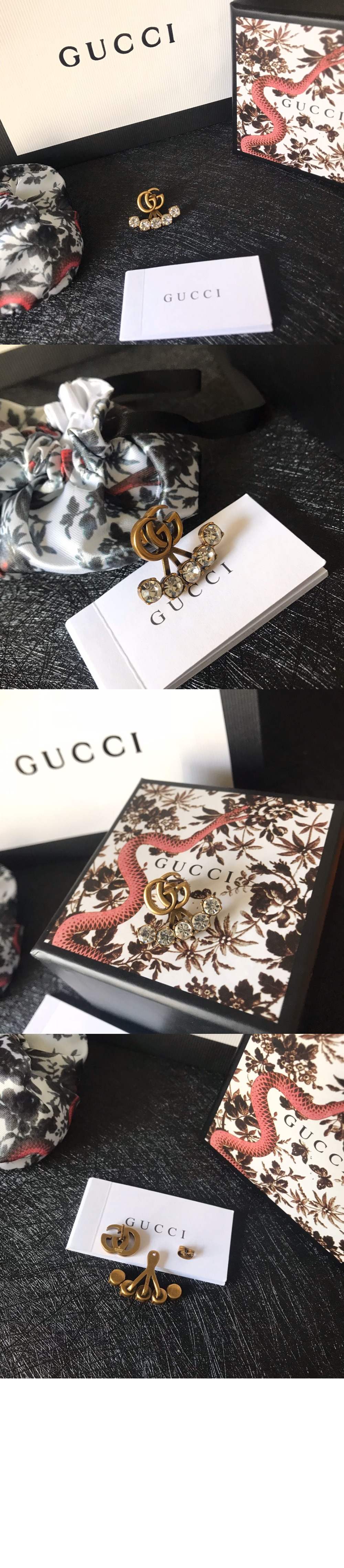 크리스탈 GG 싱글 귀걸이 605853 > Etc - 기타제품