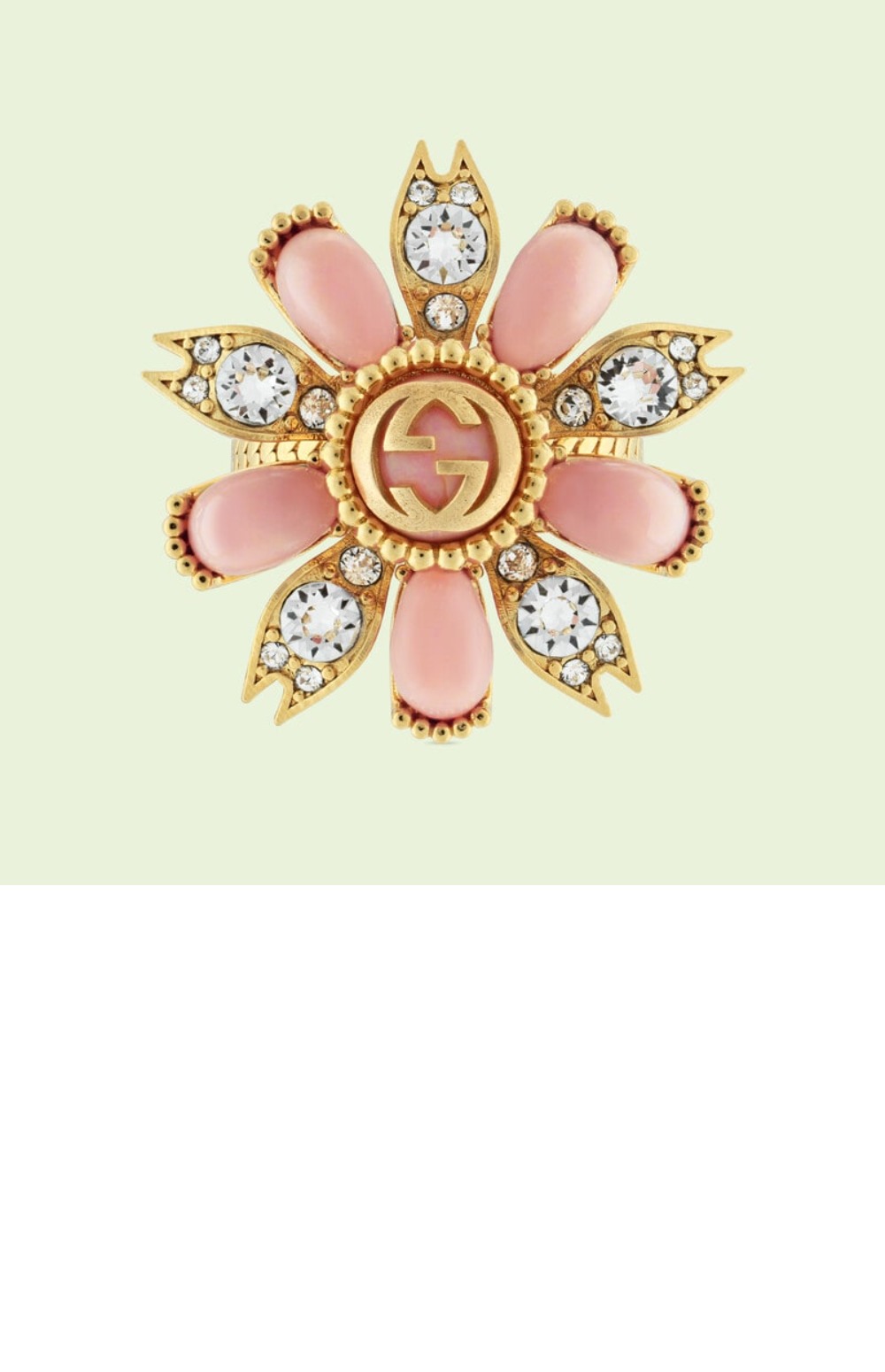 인터로킹 G 플라워 반지 링 ‎702609 > Etc - 기타제품