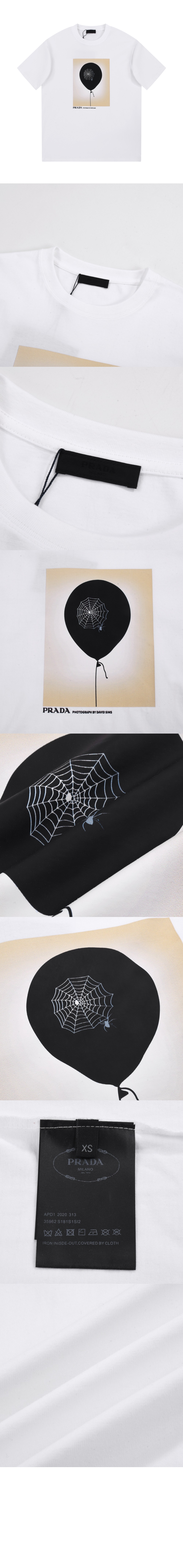 플라워 코튼 톱 > 프라다