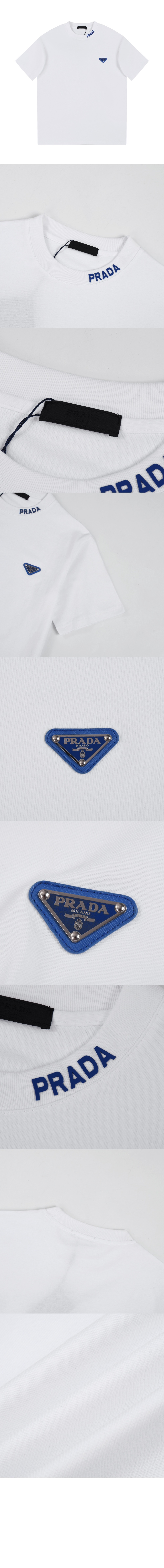 로고 프린트 반팔 > 프라다
