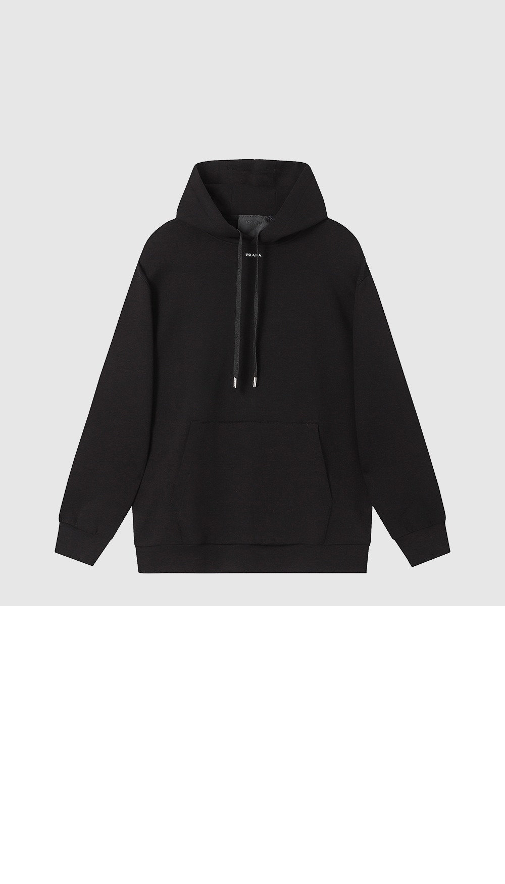 로고 후드 긴팔 > 프라다