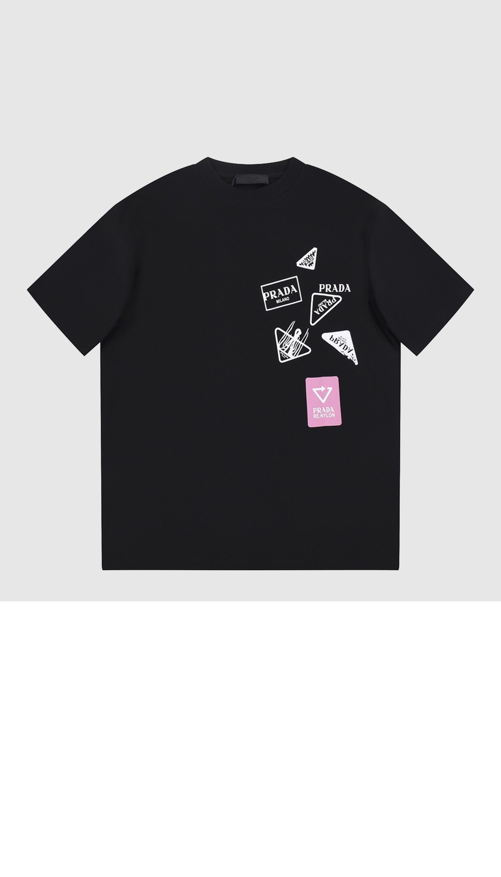 플라워 코튼 톱 > 프라다