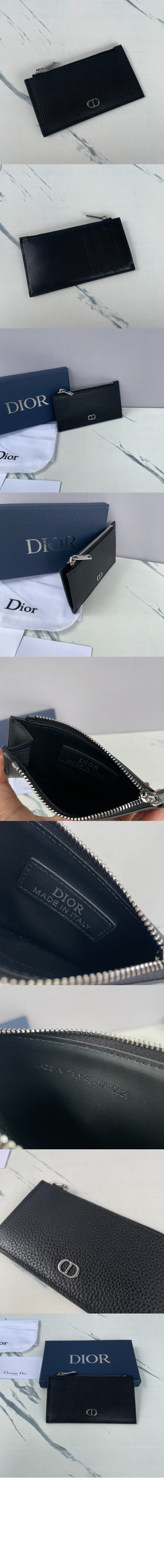 지퍼 카드지갑 2ESBC > 디올