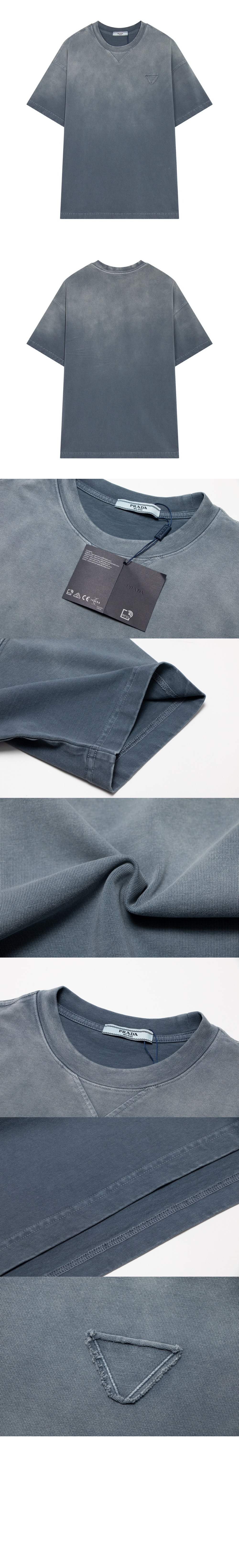 로고 프린트 반팔 > 프라다