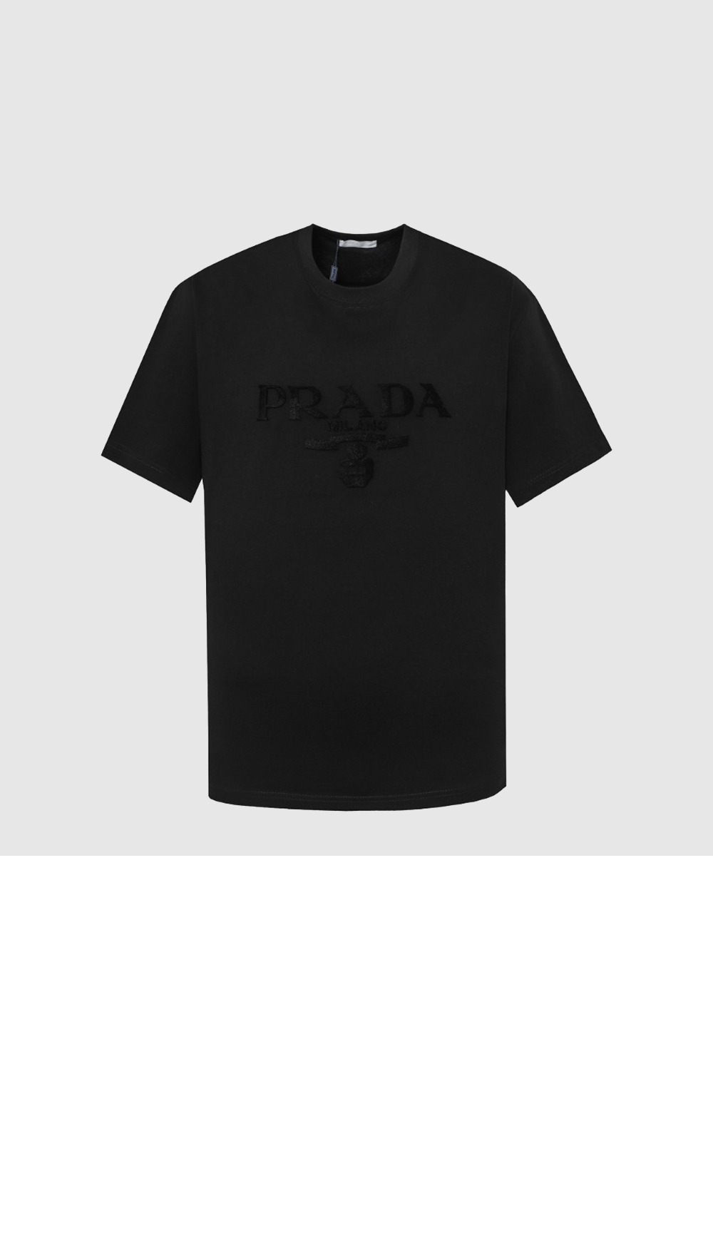 로고 프린트 반팔 > 프라다