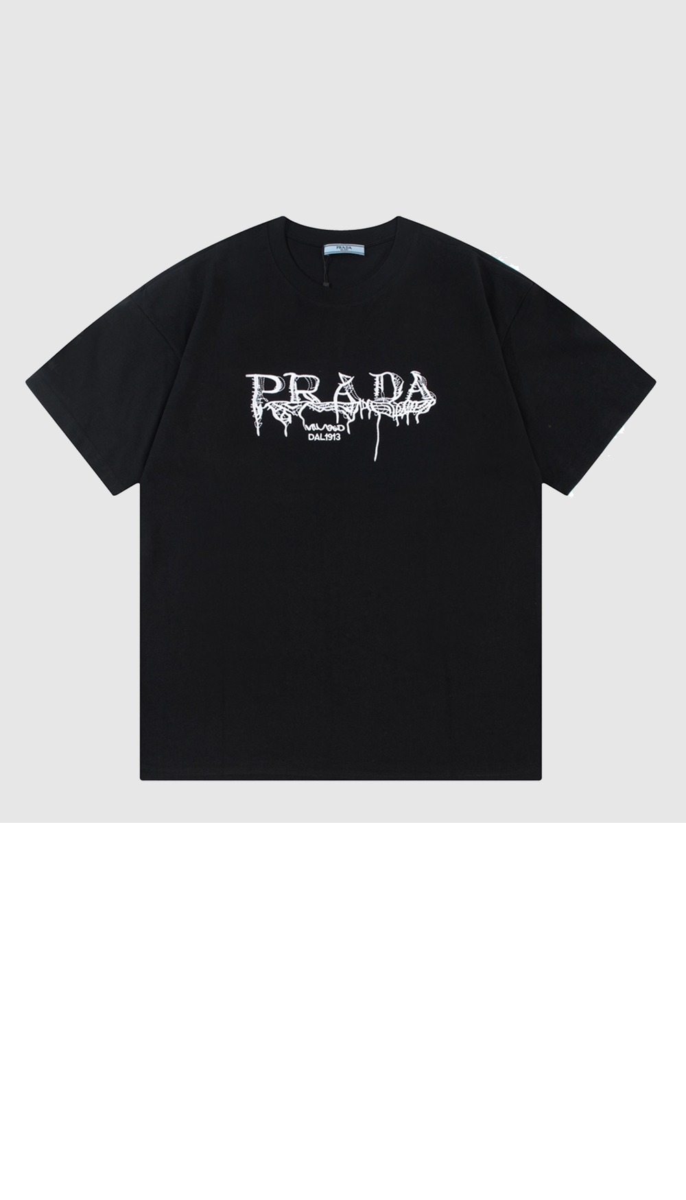 플라워 코튼 톱 > 프라다