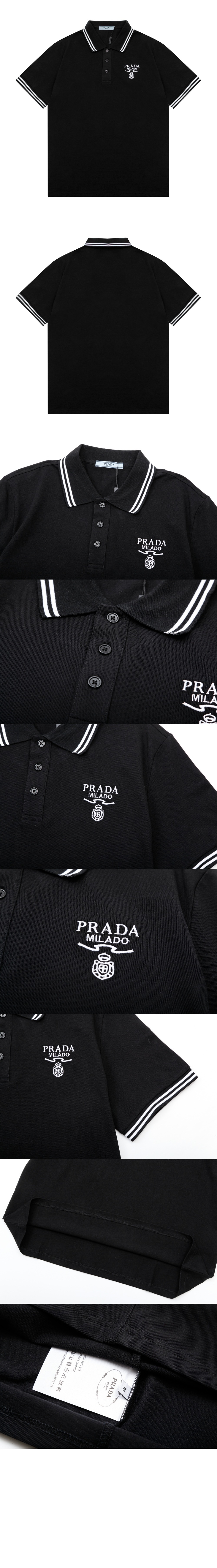 플라워 코튼 톱 > 프라다