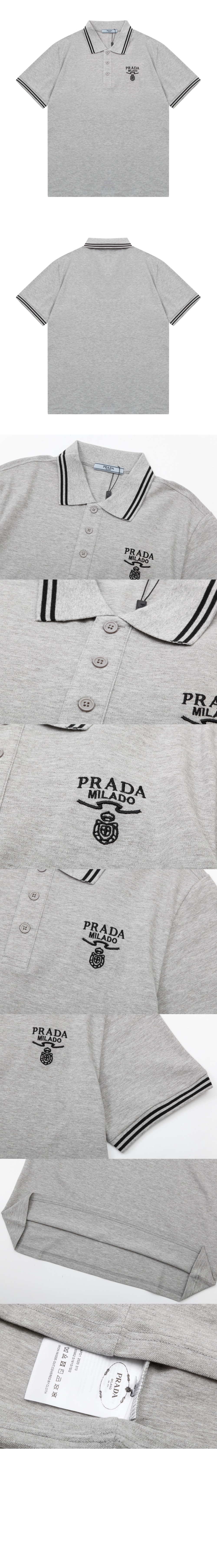 플라워 코튼 톱 > 프라다