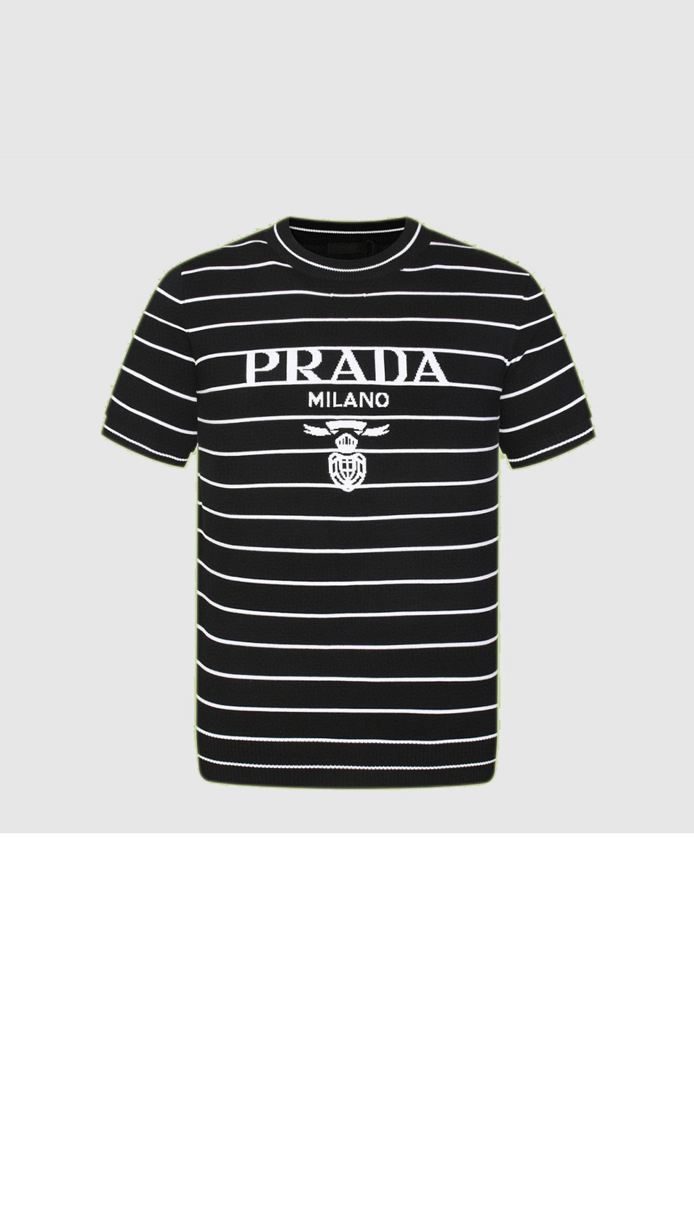 로고 프린트 반팔 > 프라다