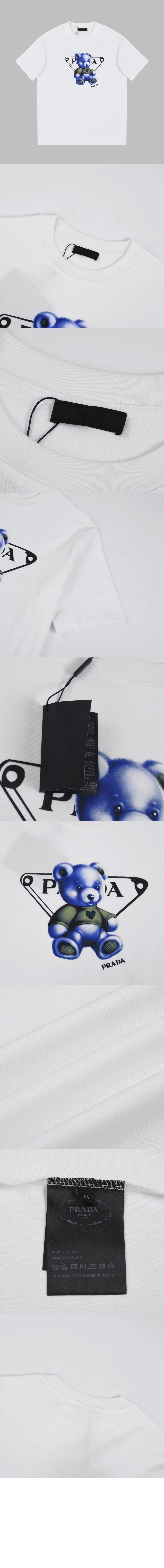 플라워 코튼 톱 > 프라다