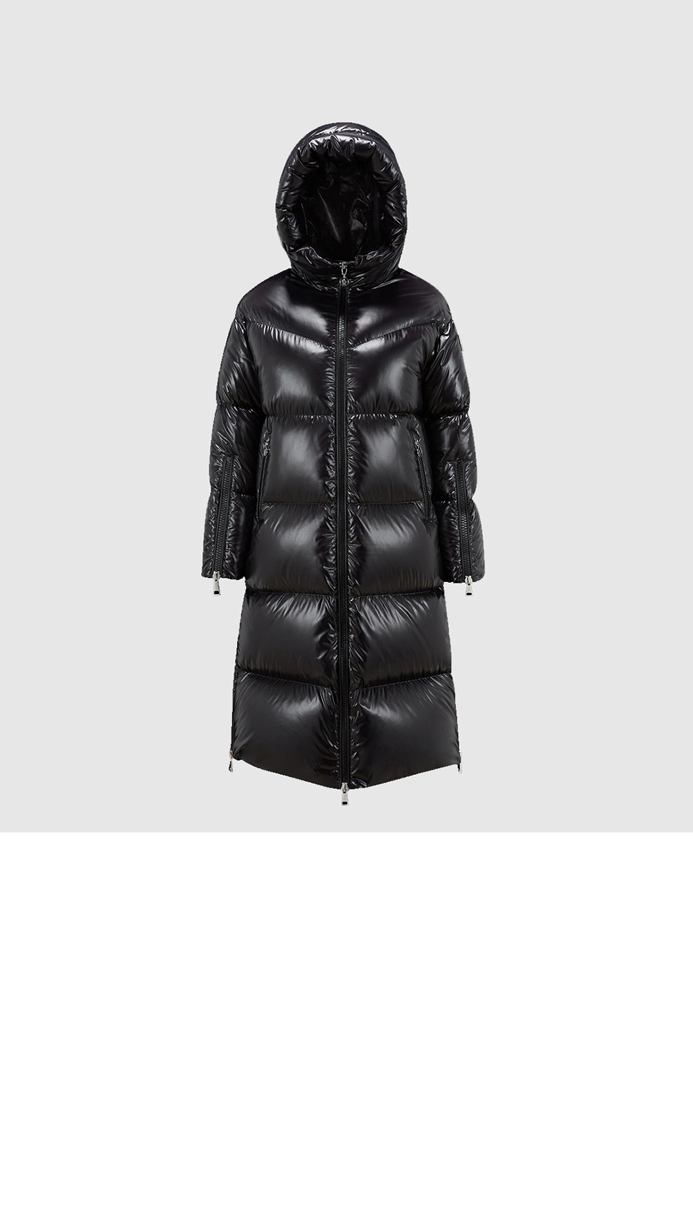 로고 롱 패딩 > Coat - 코트