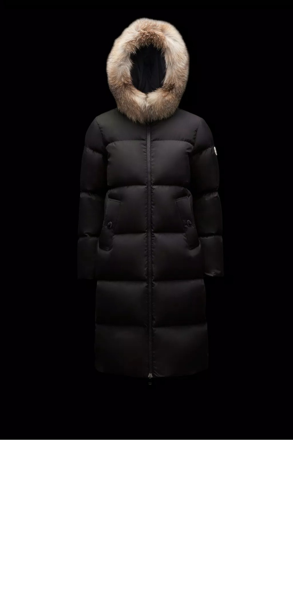 로고 롱 패딩 > Coat - 코트