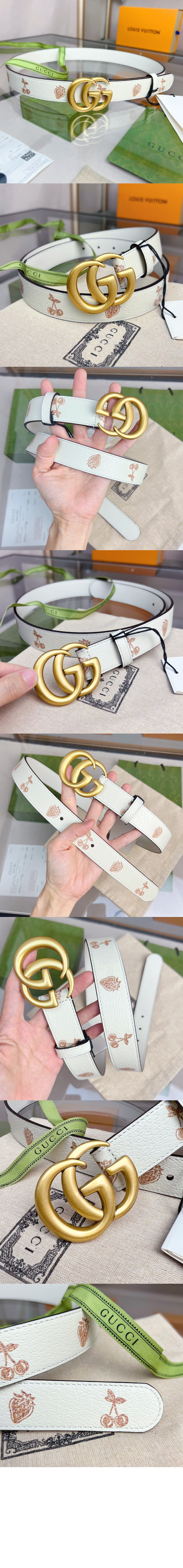 GG 마몽 씬 벨트 625839 > 구찌