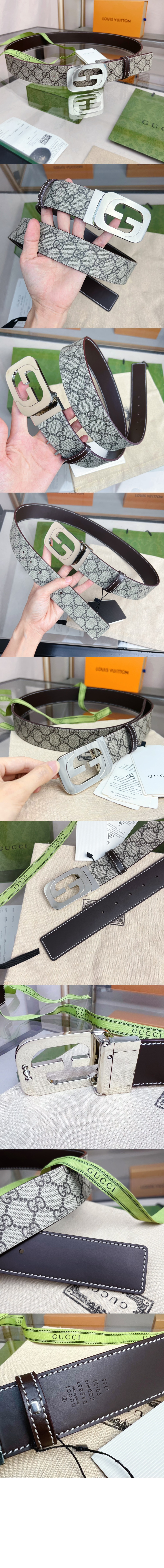 와이드 벨트 245861 > 구찌