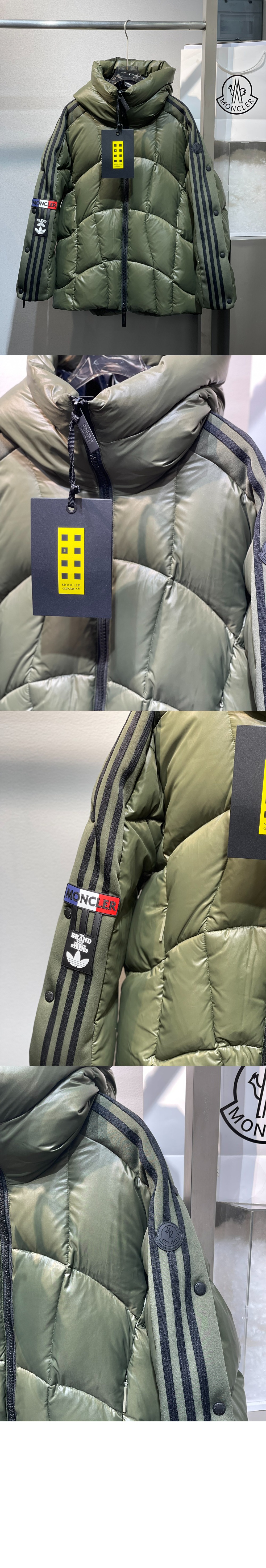 로고 쇼트 패딩 > Coat - 코트