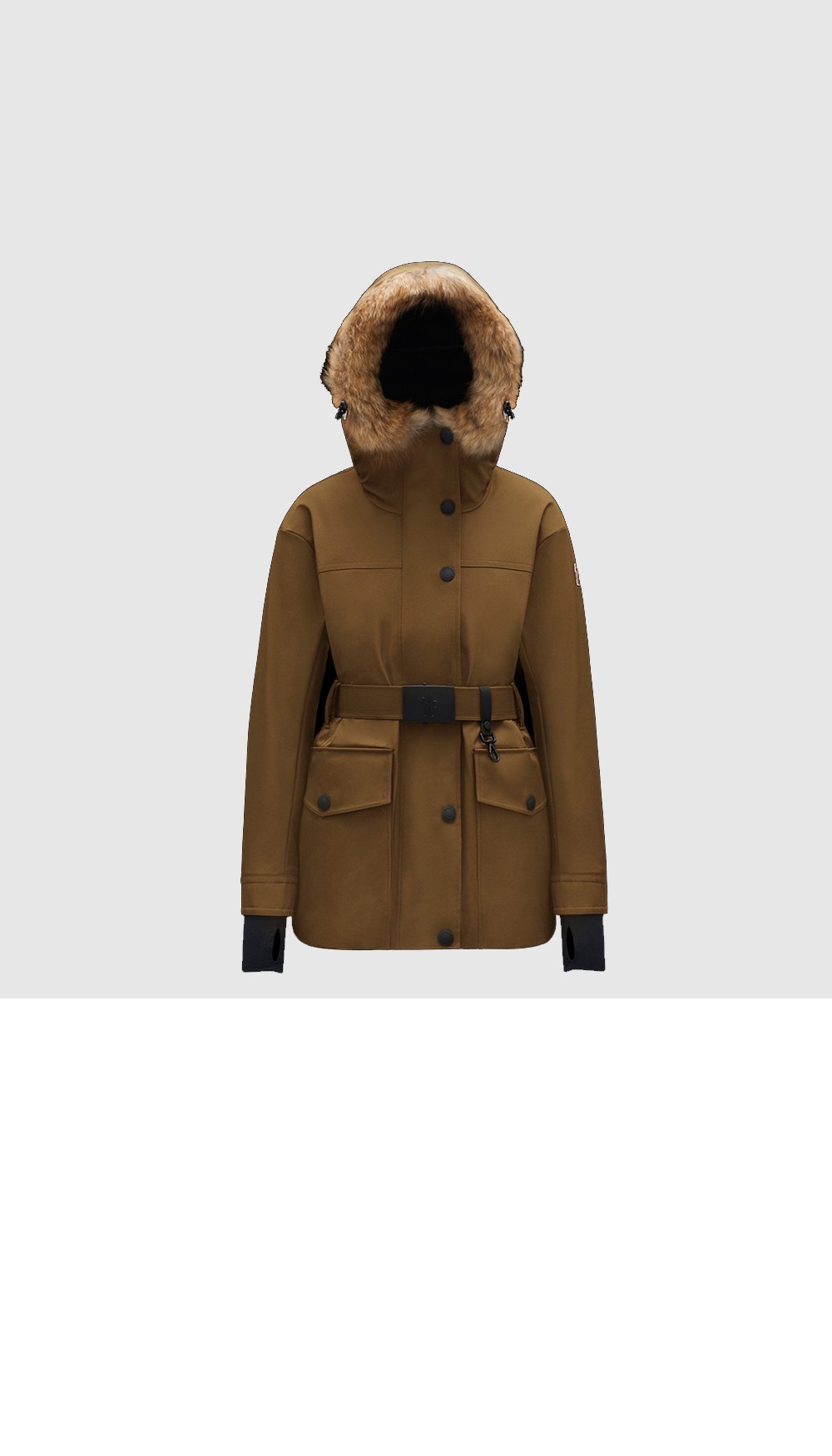 로고 쇼트 패딩 > Coat - 코트