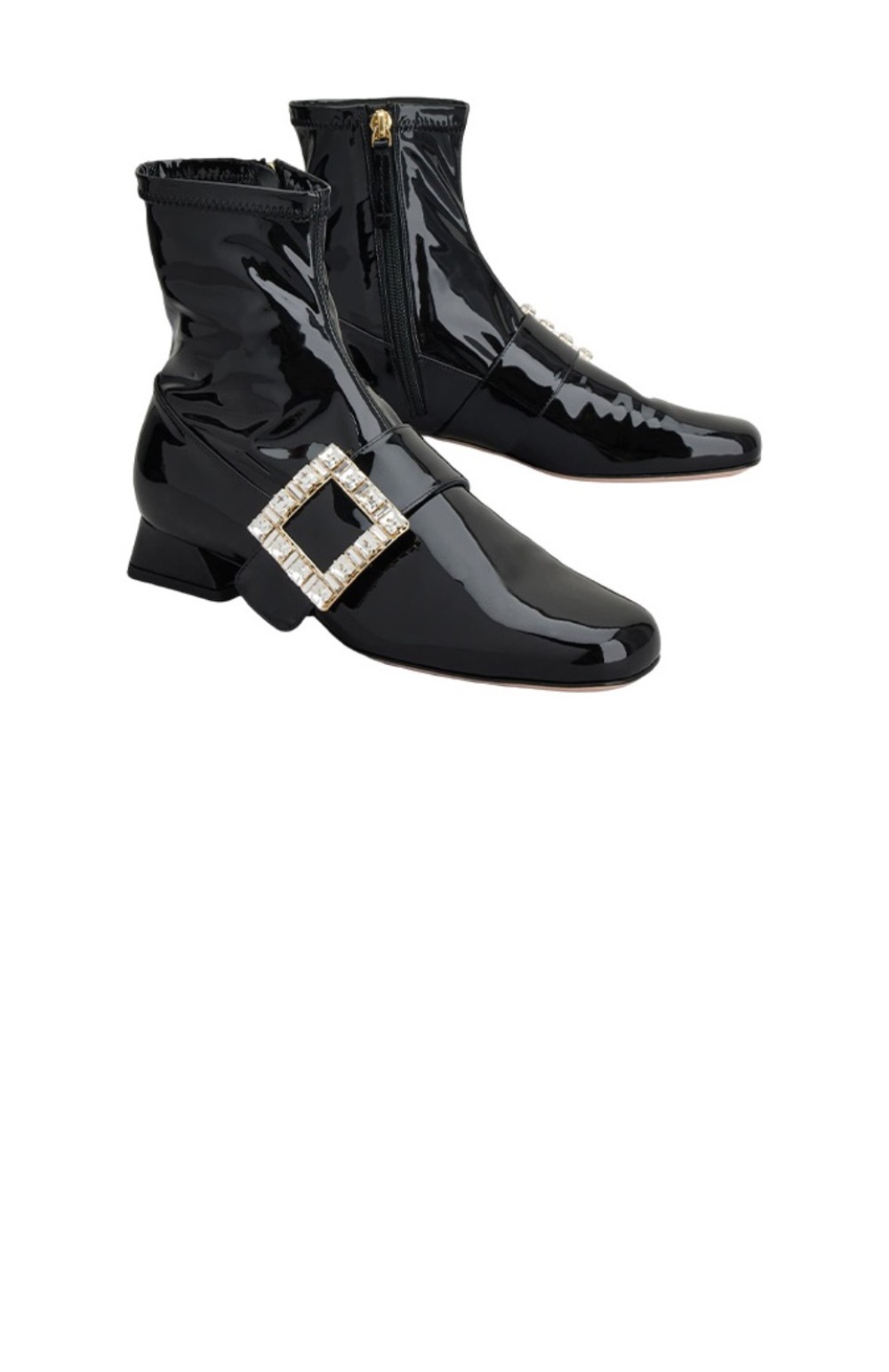 트레 비비에 스트래치 애나멜 앵클 부츠 5403 > Tres Vivier - 트레 비비에