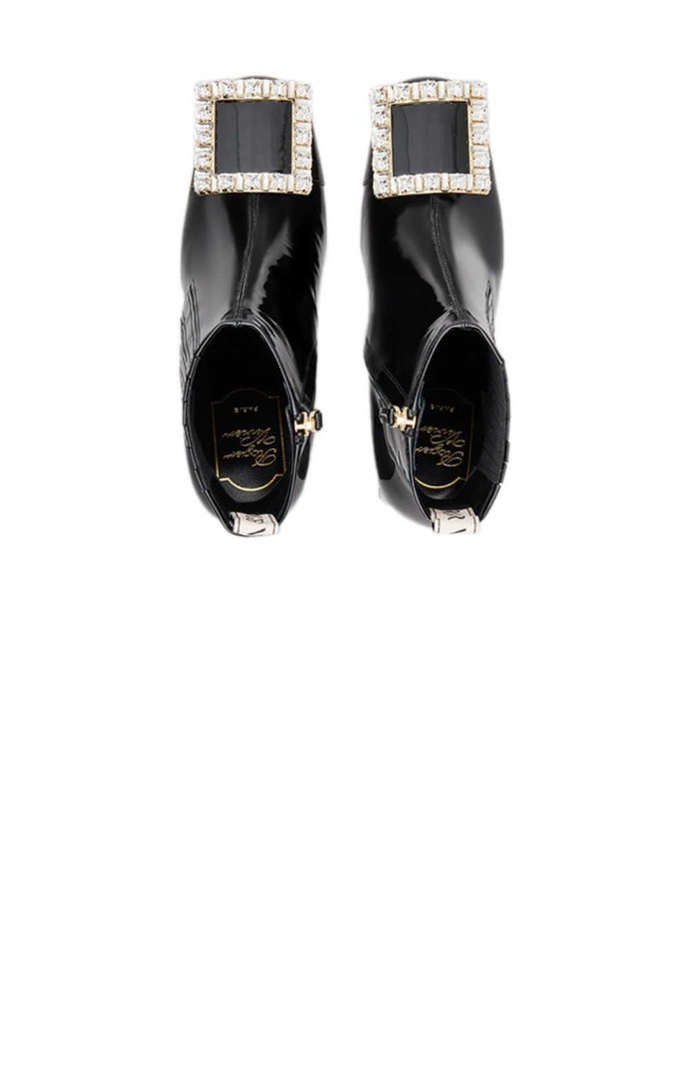 트레 비비에 스트라스 버클 에나멜 앵클 부츠 5222 > Tres Vivier - 트레 비비에