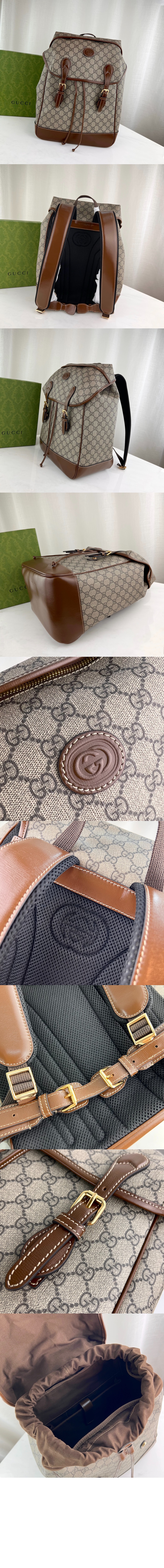 타이거 프린트 GG 미듐 백팩 ‎696013 > Backpack - 백팩