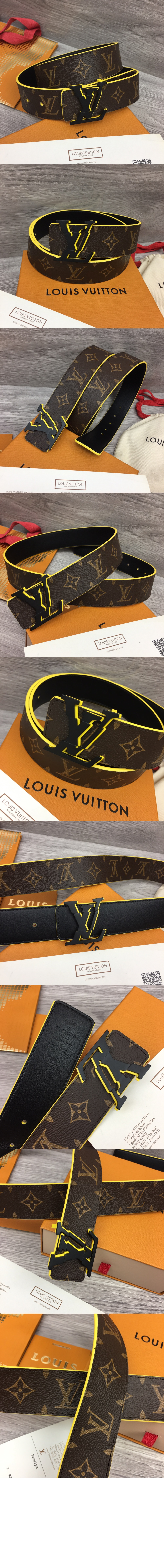 LV 브로큰 리버서블 벨트 M0612U > 루이비통